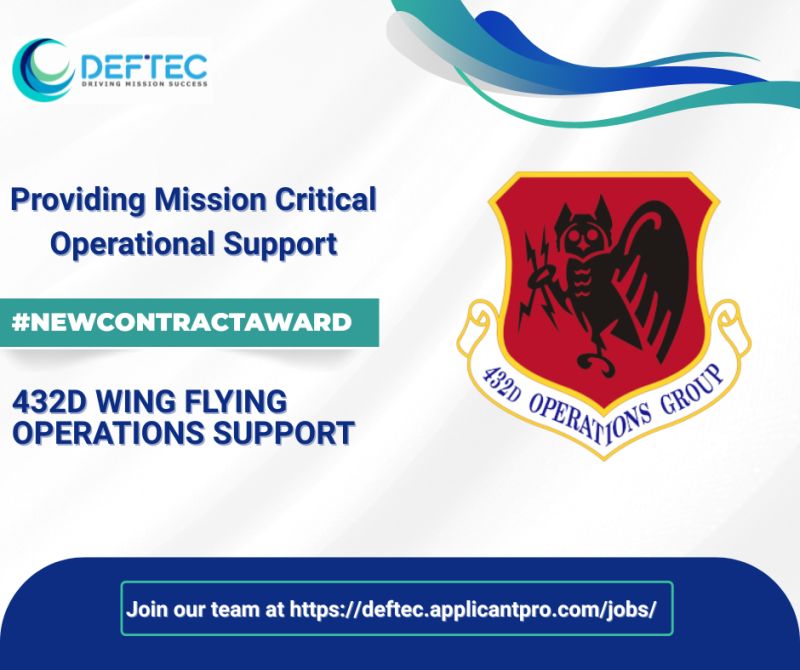 New Contract Award: 432d Wing Flying Operations Support